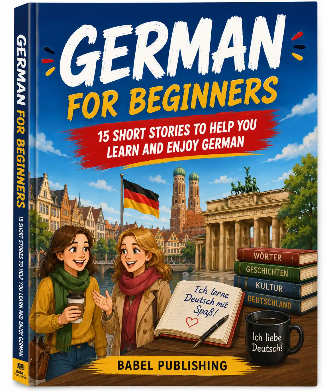 German for Beginners 15 Short Stories Book 📚