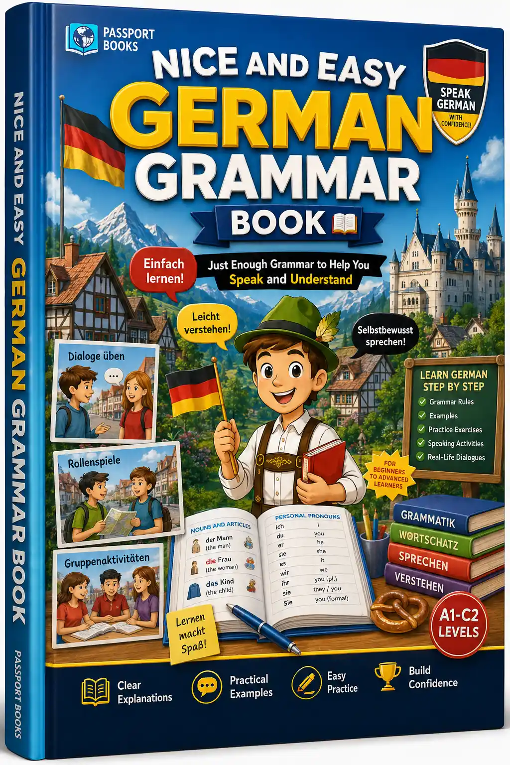 NICE AND EASY GERMAN GRAMMAR BOOK 📚